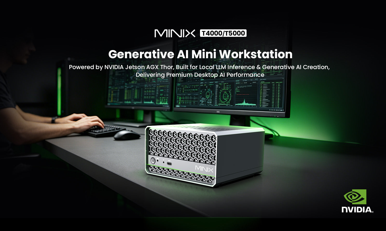 mimi17〜19ビーンズ君x8 MINIX Launches T4000 / T5000 Generative AI Mini Workstation: Next-Gen