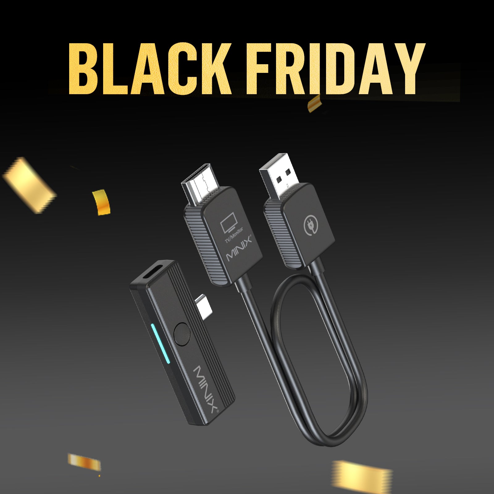 MINIX C1 Plus USB-C to HDMI Wireless Display Adapter