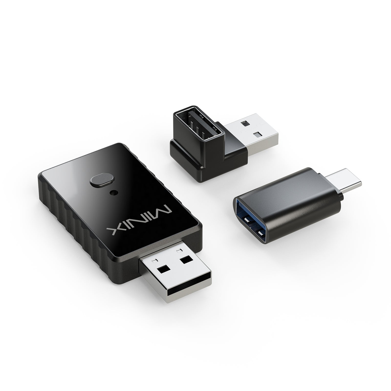 MINXI CA505 2-in-1 Wired CarPlay / Android Auto to Wireless Adapter