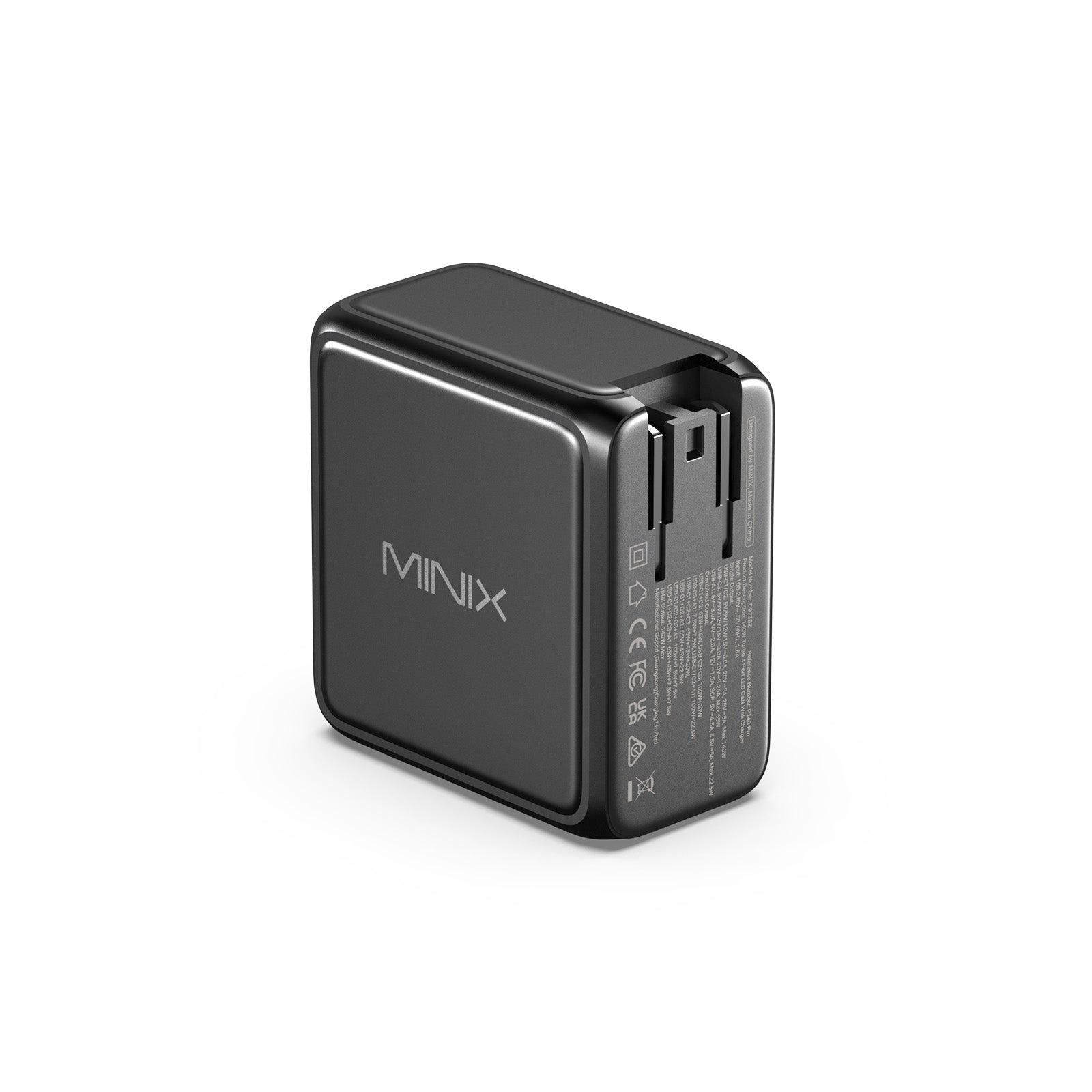 MINIX P140 Pro 140W 4-Port LED GaN Wall Charger