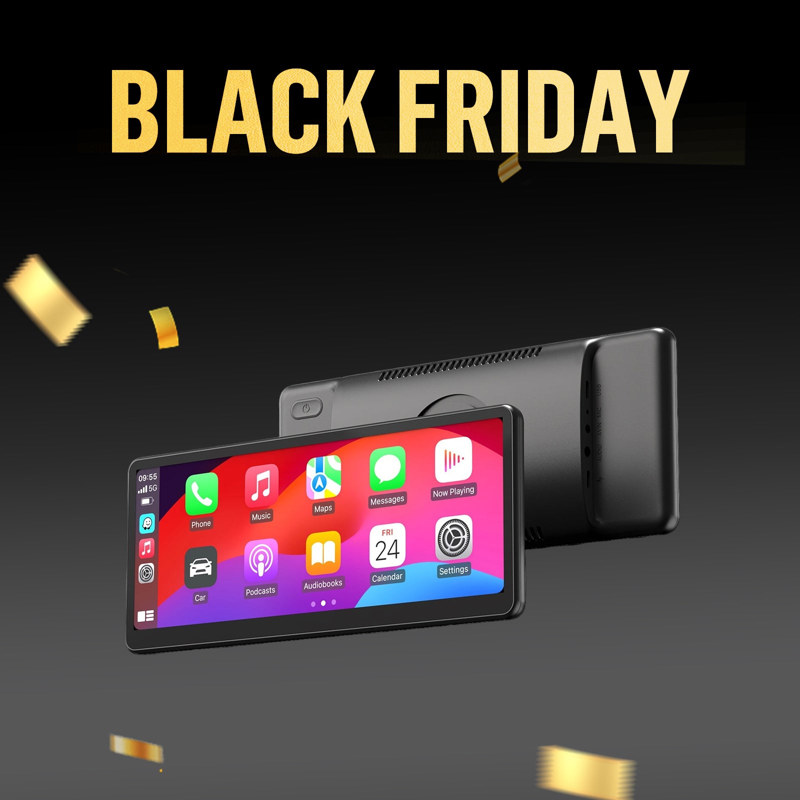 MINIX CP89-HD Portable Wireless Carplay Monitor