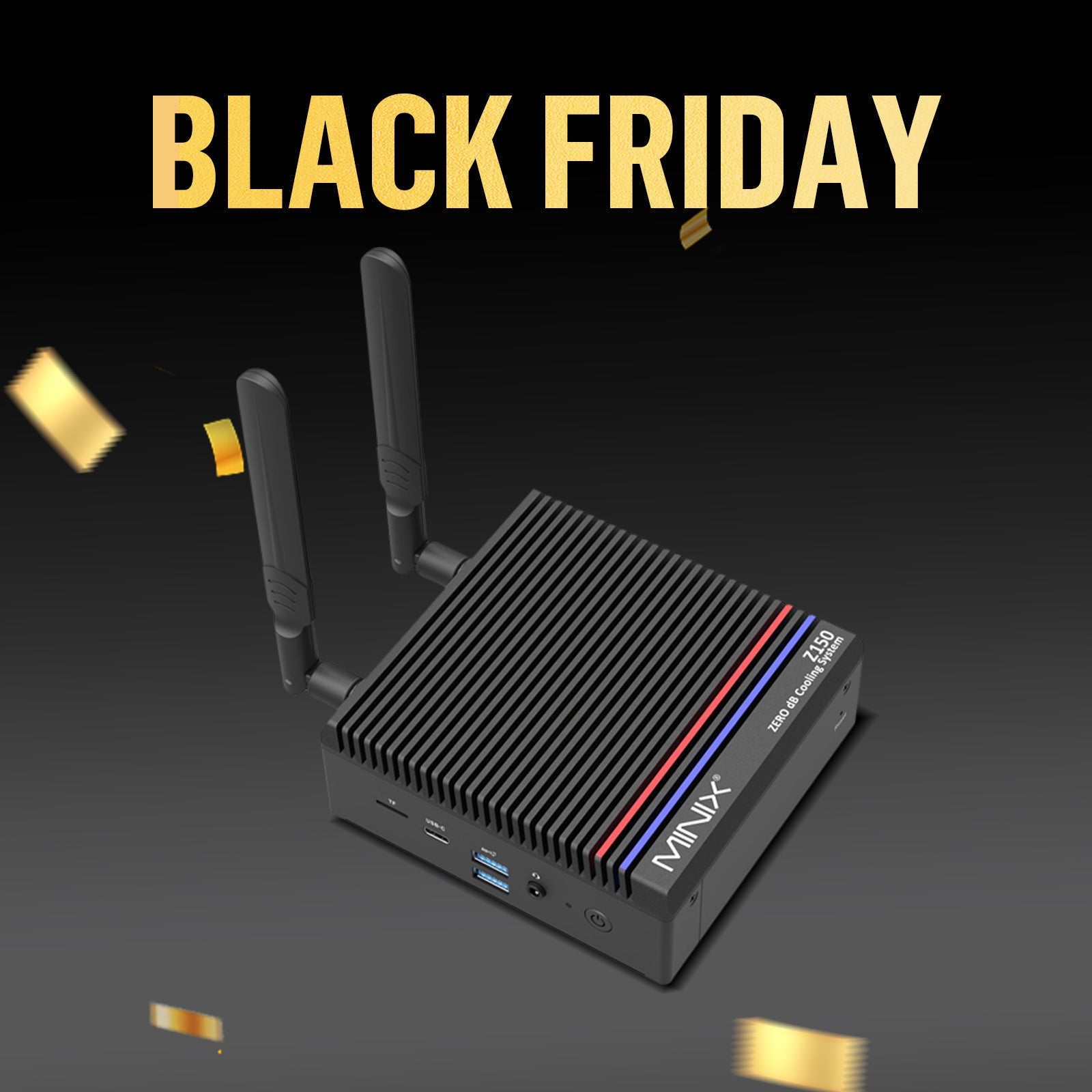 MINIX Z150-0dB Intel N150 Fanless Mini PC