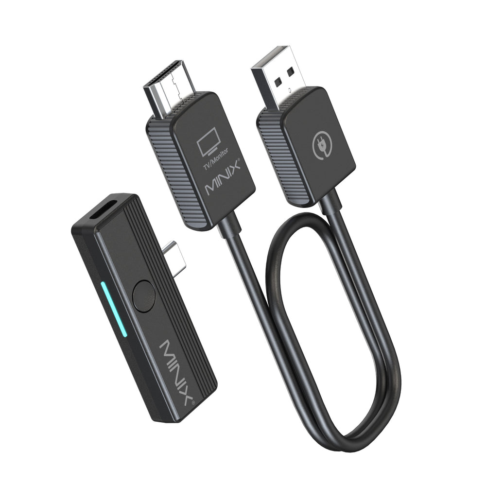 MINIX Draadloze HDMI-Plug and Play- Multi-Screen, Uitbreiding, 1080p MINIX Draadloze HDMI-Plug and Play- Multi-Screen, Uitbreiding, 1080p