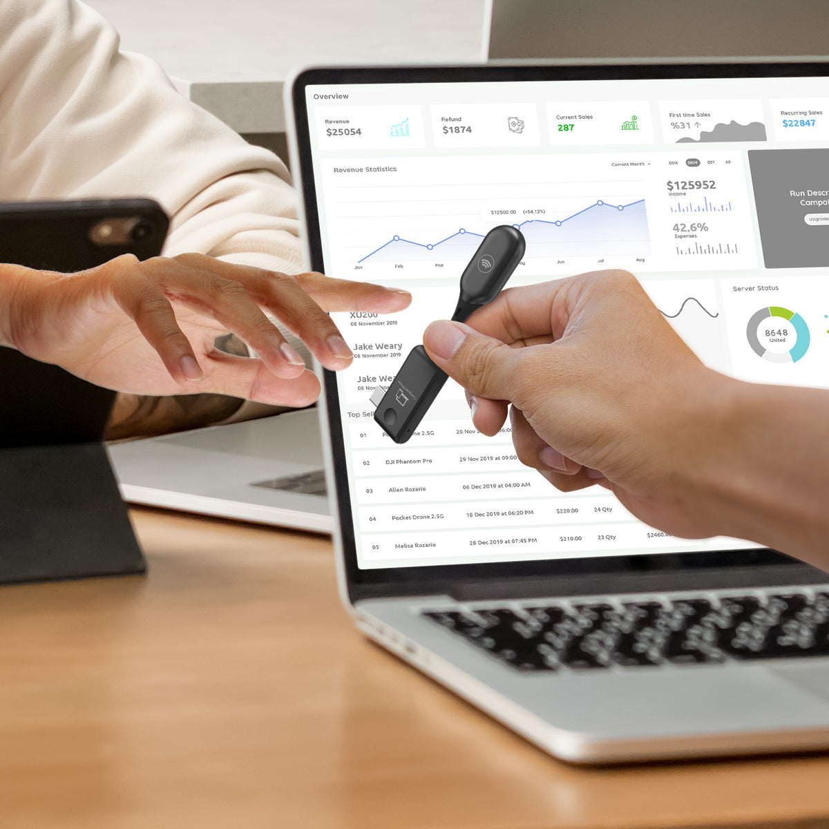 Minix C1 Wireless Display - 1080P 60Hz USB-C to HDMI Dongle