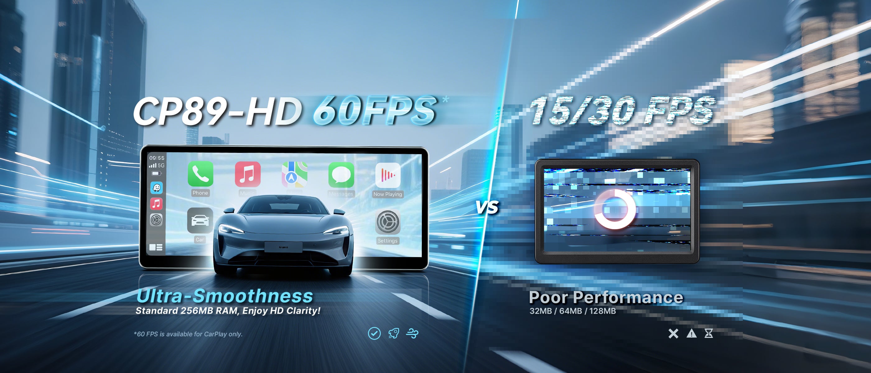 Minix CP89-HD CarPlay Unit - 8.9