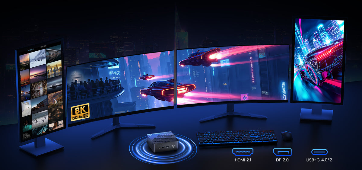 四螢幕統一，無邊視野