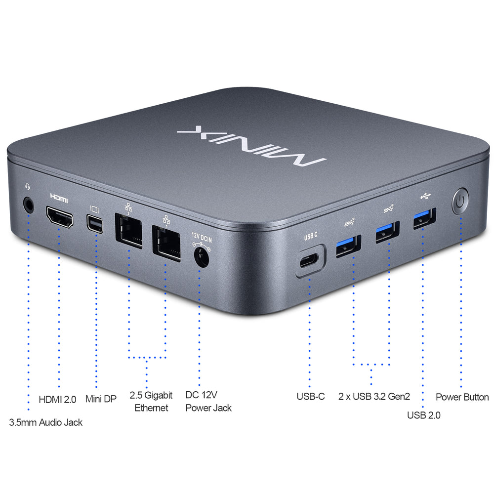 J51 Minix NEO J51-C8 Max Mini PC - 8GB/512GB, Win11 Pro, VESA