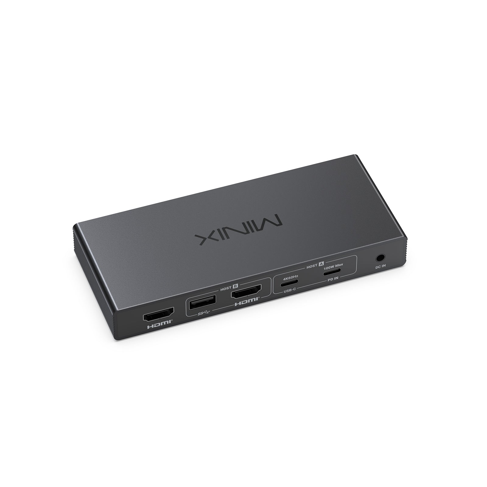 MINIX K2 USB-C+HDMI KVM Switch for 2 PCs