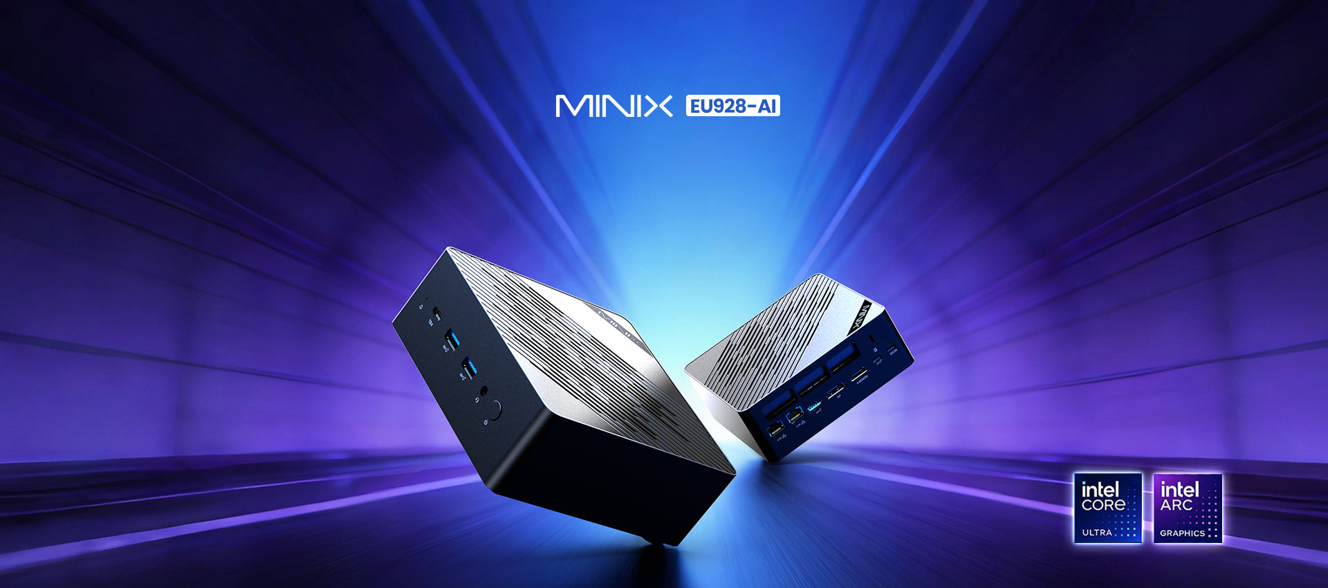 MINIX EU928-AI Intel Core Ultra 9 Processor 285H (Arrow Lake-H) Mini P