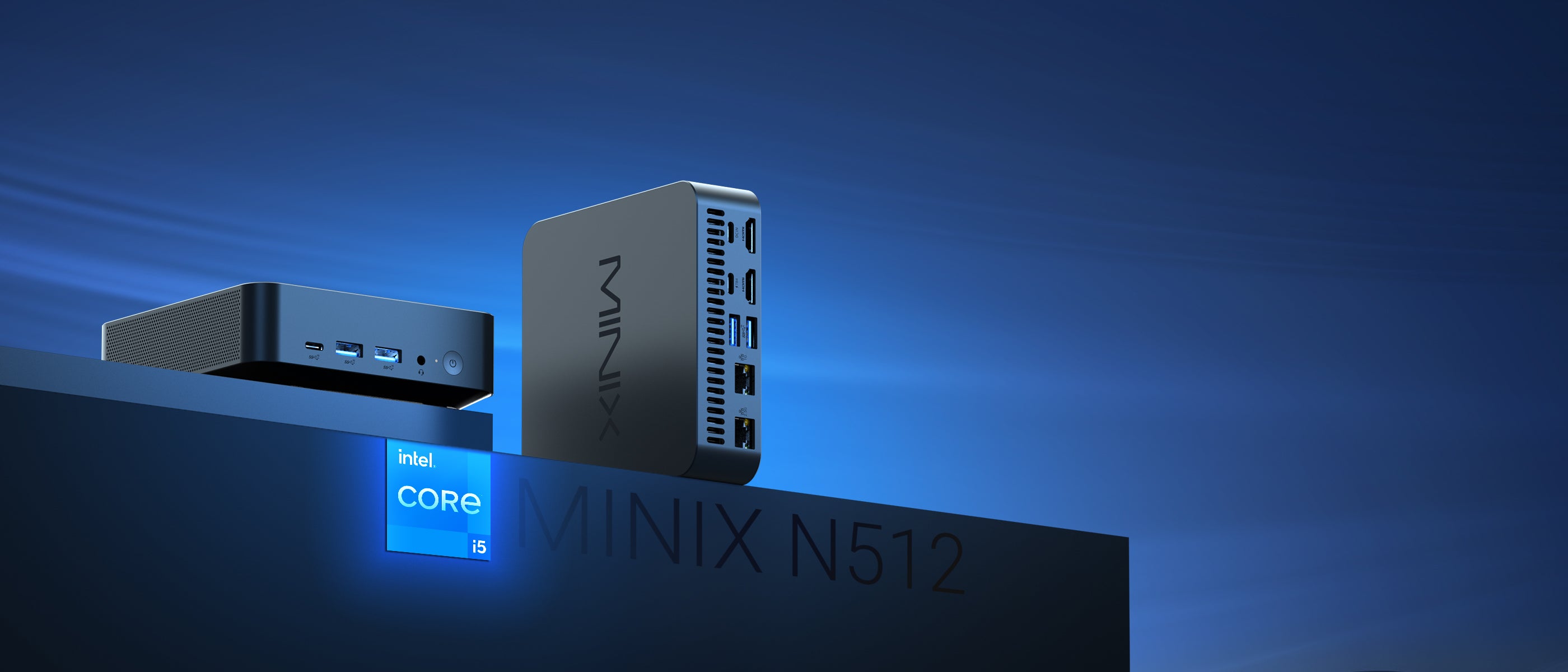 Minix N512 512GB SSD Mini PC - Intel i5-12600H, 8K, WiFi 6