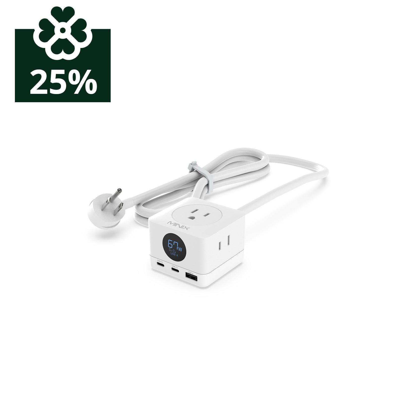 67W 6-in-1 GaN Power Strip PA6513U