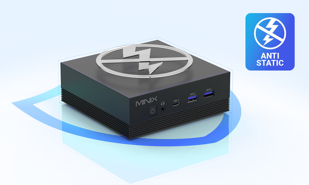 Minix Z100-AERO Mini PC - Intel N100, Win11 Pro, Triple Display