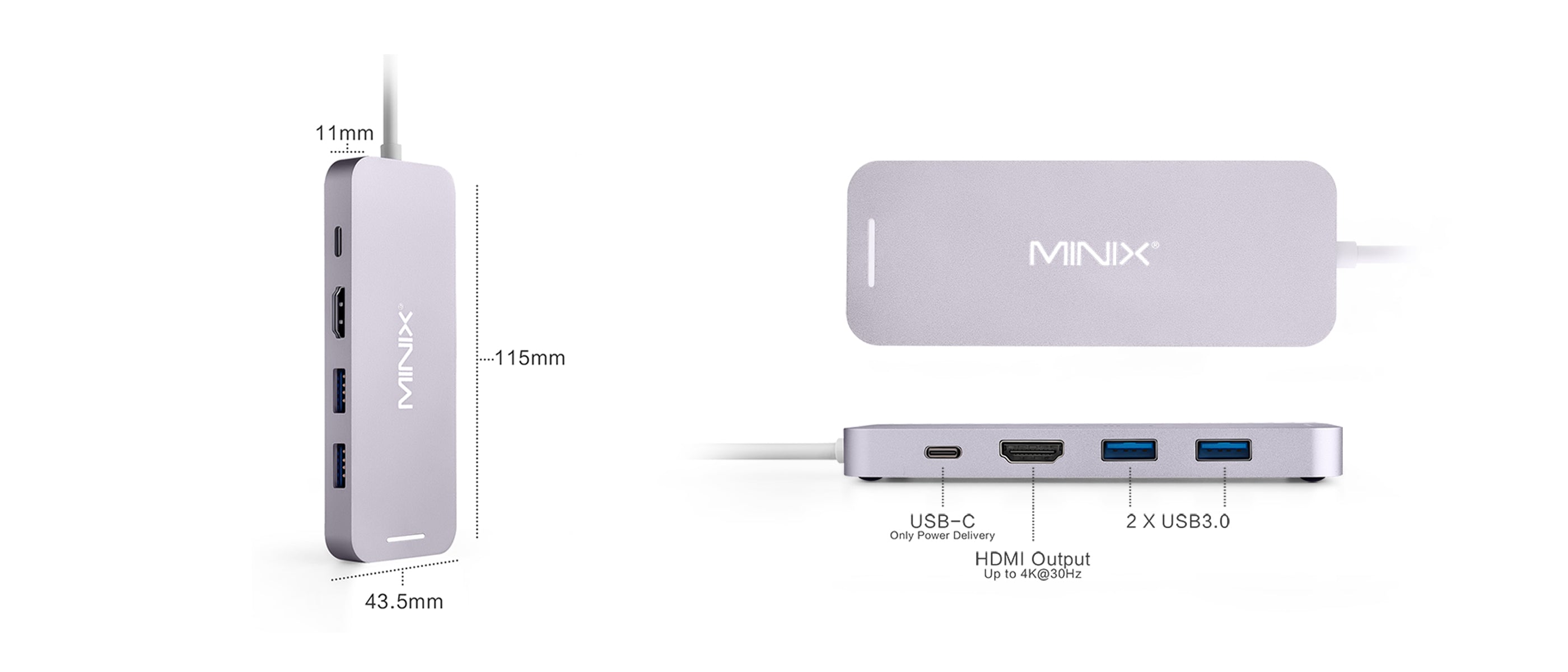 Minix NEO Storage Hub - USB-C SSD Expansion